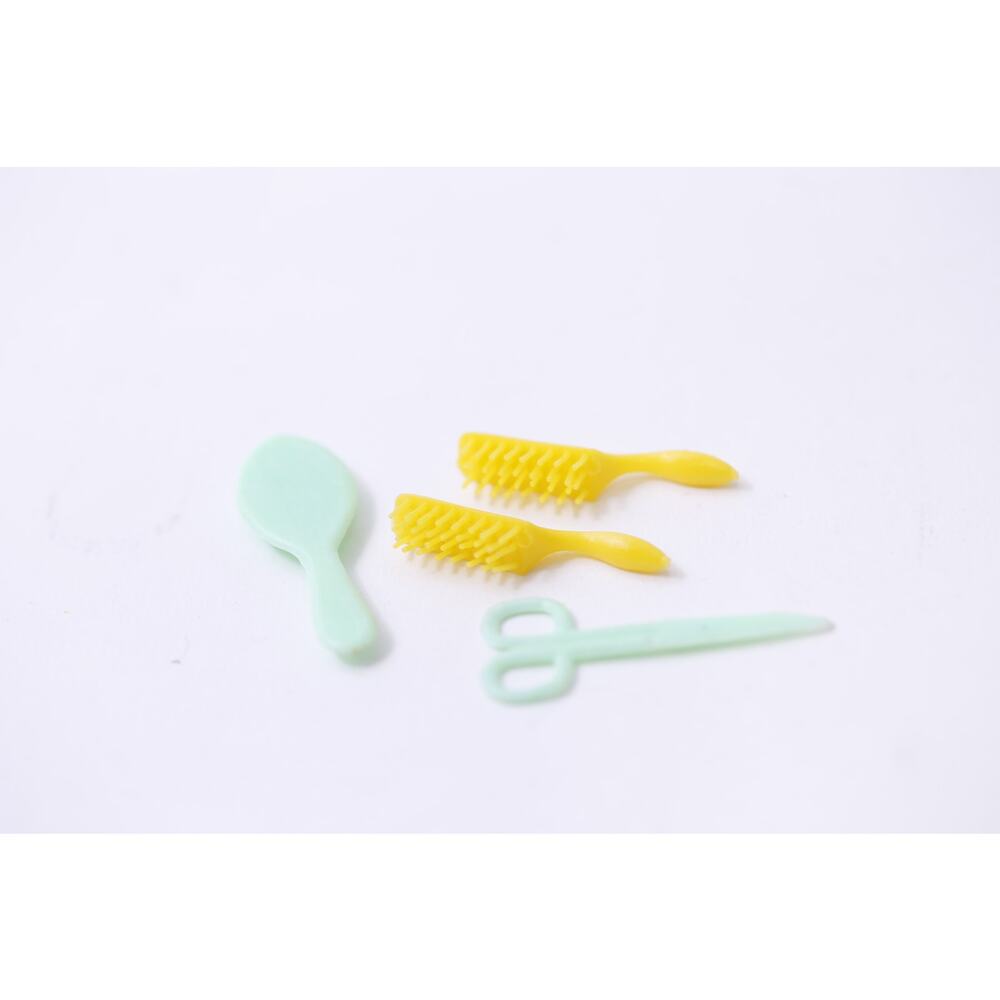 1960s Liddle Kiddles Doll Accessory Lot, Comb, Scissors, Mattel, ~ 250929-WH 766